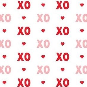 XOXO in Red - Valentine's Day
