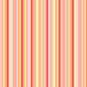 Stripes. pink, yellow, red.
