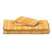 Tartan Plaid- Dark Orange with medium and light orange