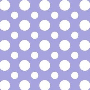 (small) White dots on a lilac background - "Frogs" coordinate