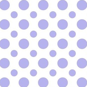 (small) Lilac dots on a white background - "Frogs" coordinate