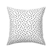 Black dots on white 1/4 inch