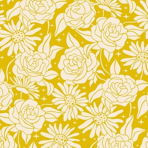 Wild Roses, Yellow Version / Large Scale
