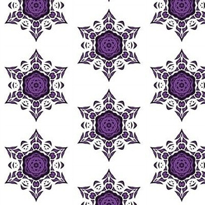 tribal snowflake (purple)