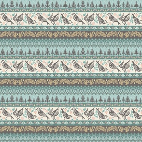 Fair Isle Forest Adventures Teal Winter RetroChristmas2022 Small 