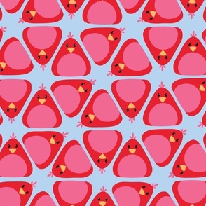 Pink Bird Hexies / SHW1001 B