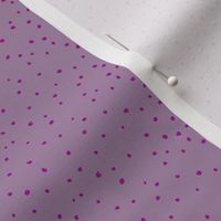 Micro Dots //Fuchsia on Boho Violet 