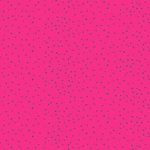 Micro Dots // Teal on Hot Pink