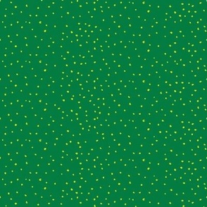 Micro Dots // Chartreuse on Kelly Green