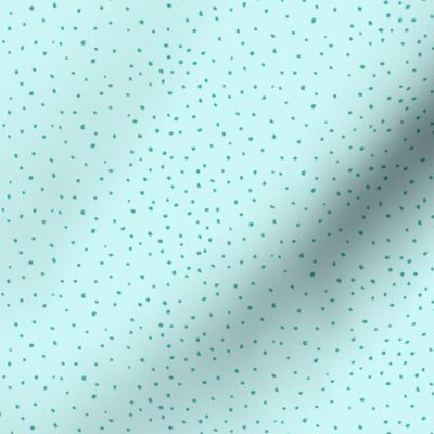 Micro Dots // Teal on Mint