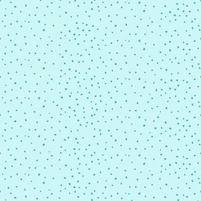 Micro Dots // Teal on Mint