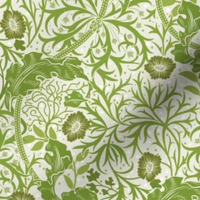 SEAWEED IN SEA CUCUMBER (Modern Vintage Style) - WILLIAM MORRIS small