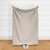 Small / Stars and Moon on Beige Washed Out Linen