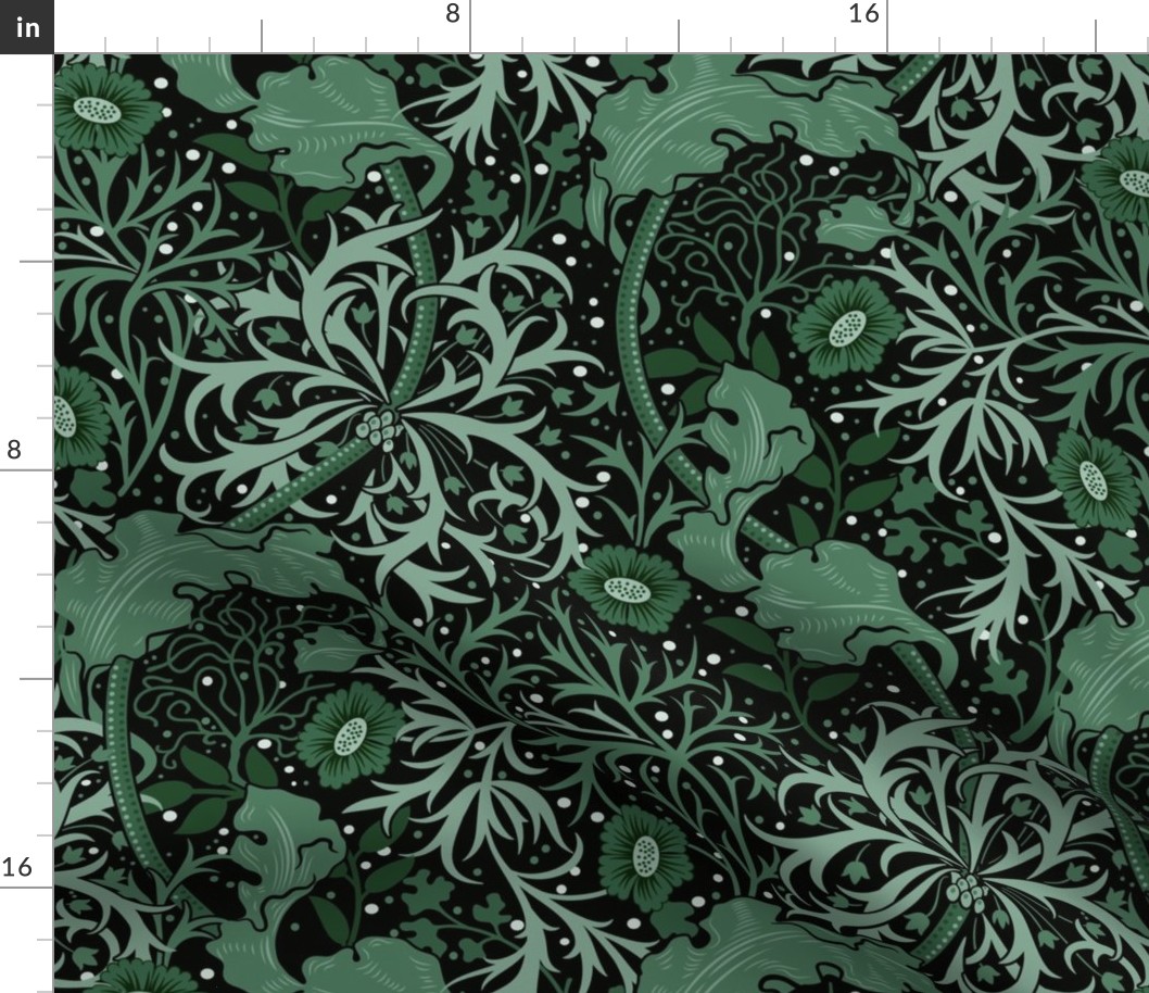 SEAWEED IN SPOTTED EEL - WILLIAM MORRIS