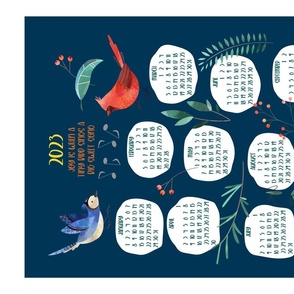 2023 bird song calendar