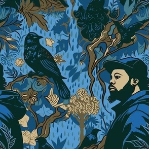 hip hop jungle blue