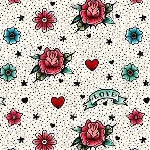 (S Scale) Vintage Tattoo Pattern2
