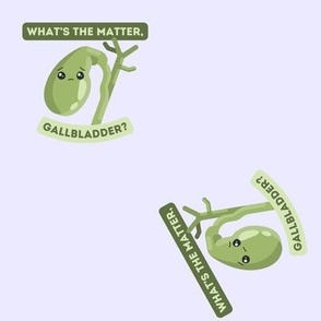 What's the matter gallbladder? Cute Pun Anatomy Organ