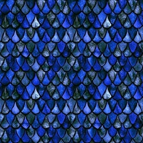 Small Natural Blue Dragon Scales 