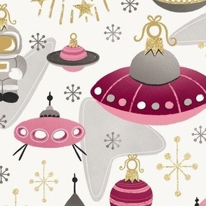 Vintage Space Mid Century Modern Christmas