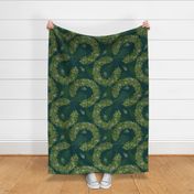 LEI PO'O GREENS on dark blue green