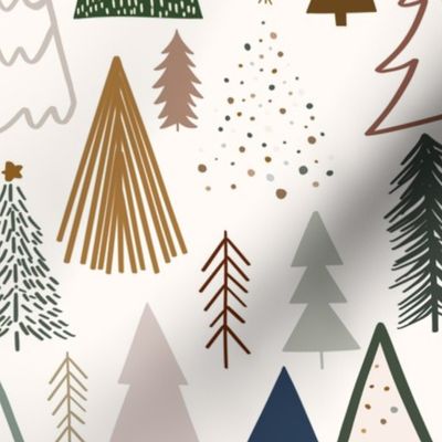 Large / Boho Christmas Trees