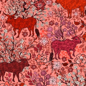 Springtime in the Year of the Ox (large scale) 