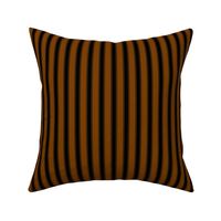 Solid Ticking Stripe - Black Chocolate Brown