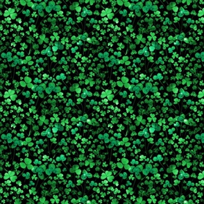 Evening Green Shamrocks and Clovers (small scale) 