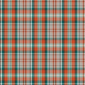 Woodland Walk Plaid Multi Red Teal Small Scale