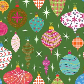 Colorful_Christmas_ Green BG