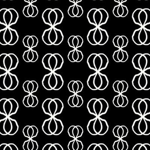 Mini Circles in Black for Minimalist  Decor, 20