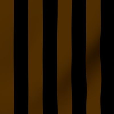 Brown and Black Wide Steampunk Stripe