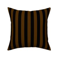 Brown and Black Wide Steampunk Stripe
