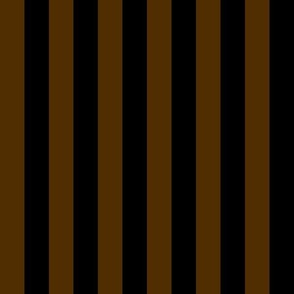 Brown and Black Wide Steampunk Stripe