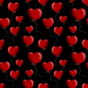 Heart balloon Valentines day