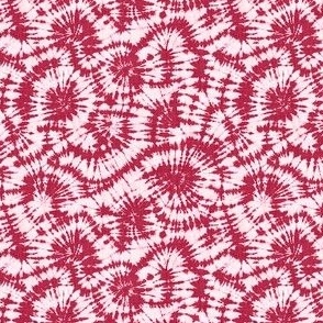 Viva Magenta Shibori Tie Dye - Large Scale - BB2649 Pantone 2023 Boho