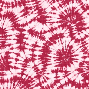 Viva Magenta Shibori Tie Dye - Large Scale - BB2649 Pantone 2023 Boho