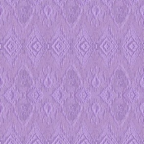 Ikat_Relief ornament_ lavender 