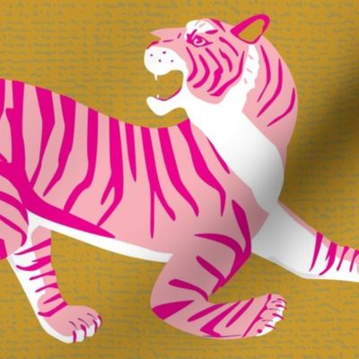 Tigers pink gold