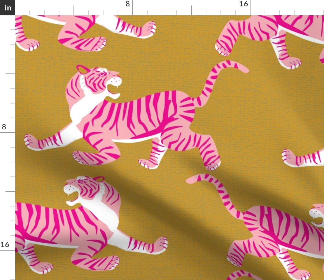 Tigers pink gold