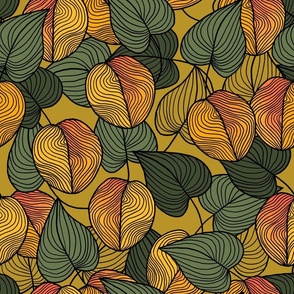 Apricots (gold and green)