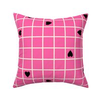 Mod Valentine Gingham (pink sorbet) 2 inches