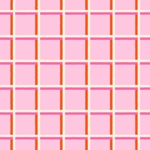 Mod Tricolor Gingham (cotton candy pink) small 