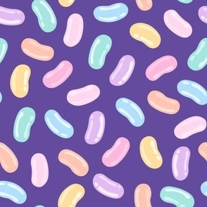 jelly beans - easter candy - purple - LAD22