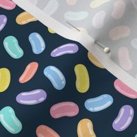 (small scale) jelly beans - easter candy - dark blue - LAD22
