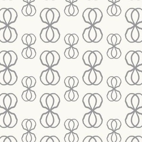 Minimalist  Circles in Gray,  20 