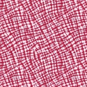 Viva Magenta Shibori Tie Dye - Ditsy Scale - Dense Folds BB2649 Pantone 2023 Boho