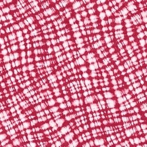 Viva Magenta Shibori Tie Dye - Small Scale - Dense Folds BB2649 Pantone 2023 Boho