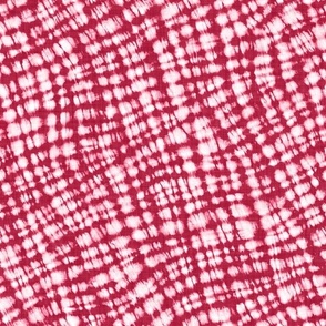 Viva Magenta Shibori Tie Dye - Medium Scale - Dense Folds BB2649 Pantone 2023 Boho